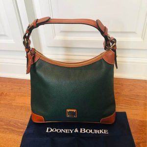 Dooney & Bourke Pebble Grain Hobo (Hunter Green)